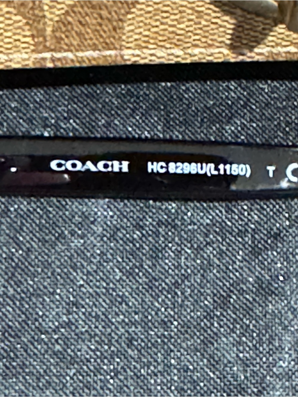 RARE Coach HC8295U Sunglasses + Matching Floral Signature Case Set 🌹 - Picture 5 of 11